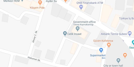 Samsun Çelik Sigorta İletişim